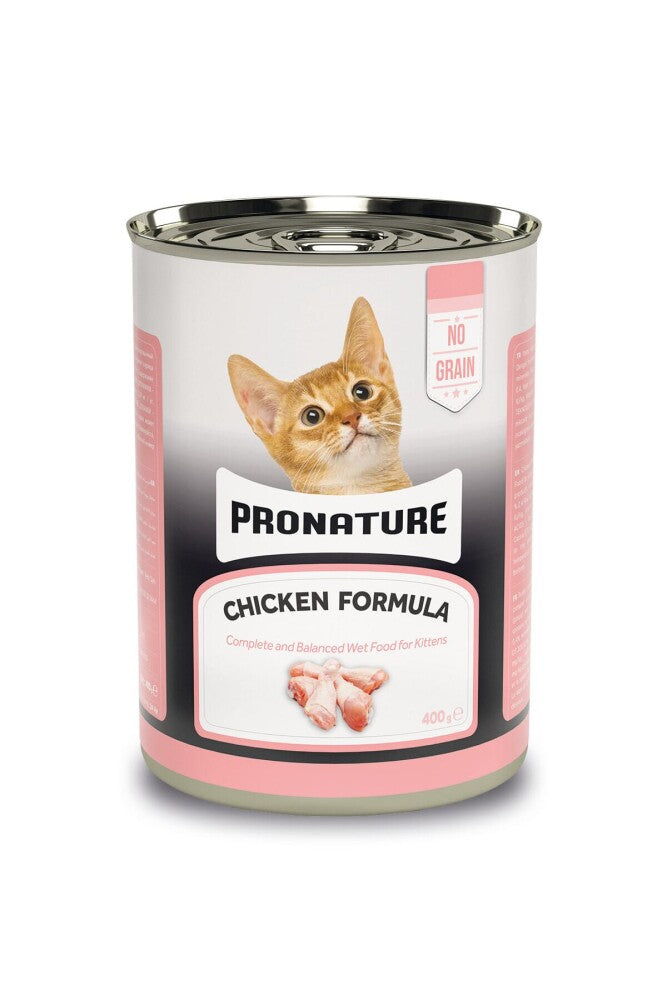 Pronature Ezme Tavuk Etli Tahılsız Yavru Kedi Konservesi 400 GR | SRC: Barcode: 8681612751034
